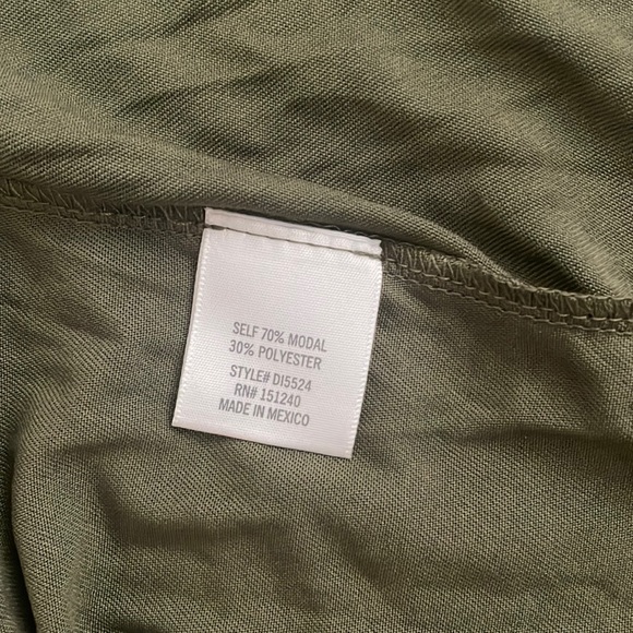 NWOT Alya Olive Green Dress Size M - Picture 5 of 5